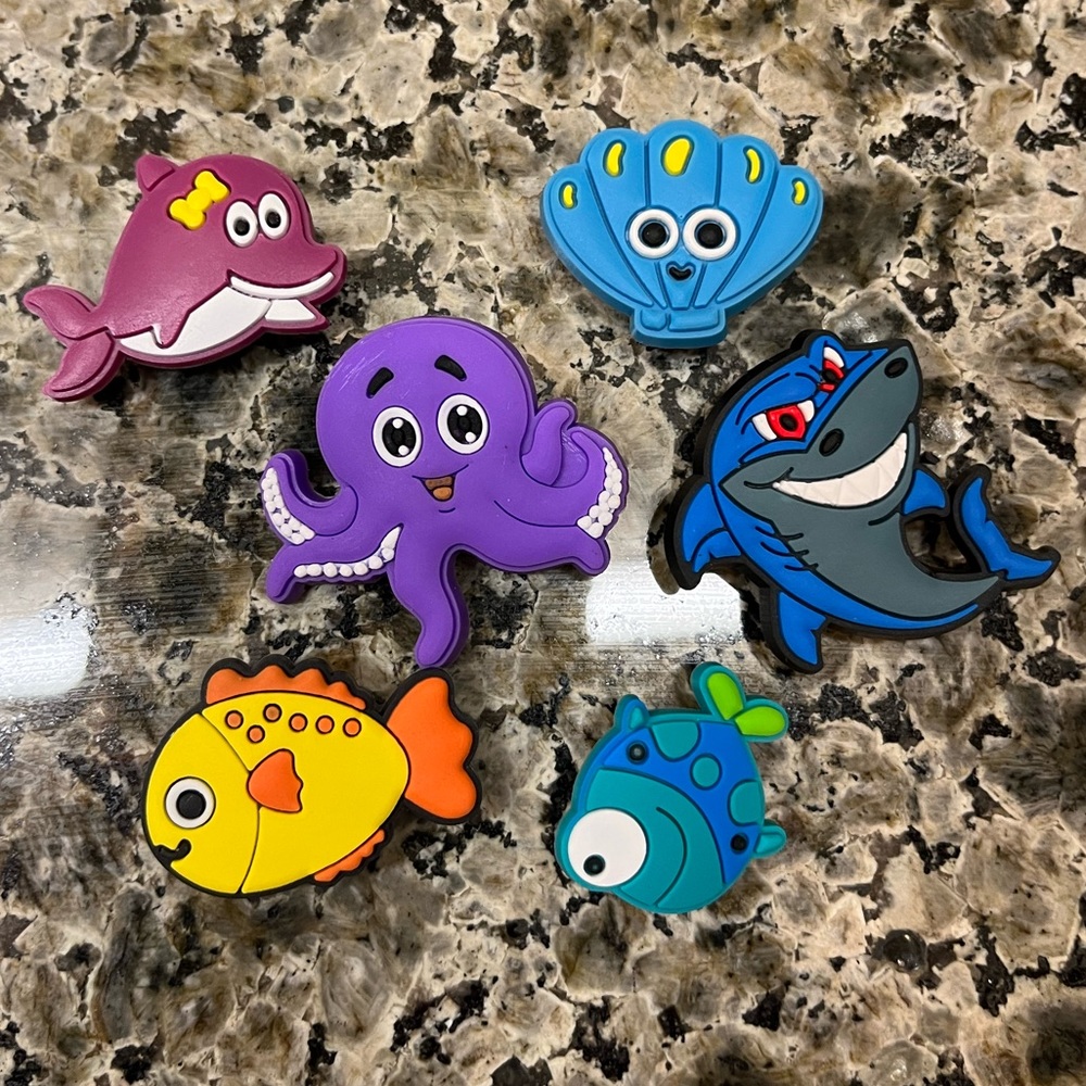 Crocs charms ocean theme